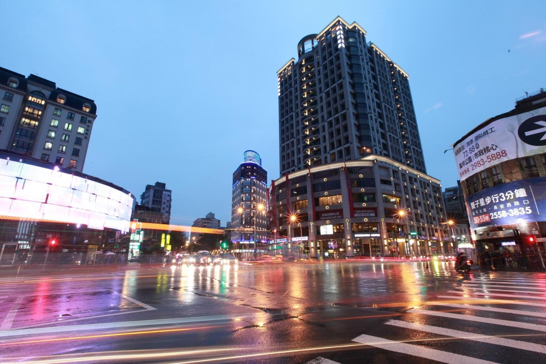 晶城青年旅館 4F Taipei Extérieur photo
